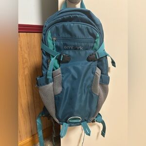 Embark blue teal hiking backpack